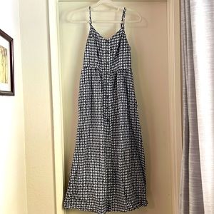 ModCloth gingham blue dress small